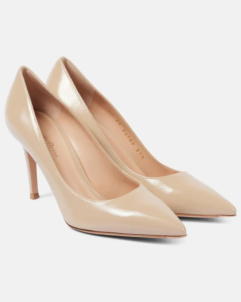 Gianvito Rossi Pumps Gianvito 85 in vernice Beige