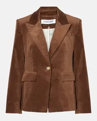 Veronica Beard Blazer Reagan in velluto a coste Marrone