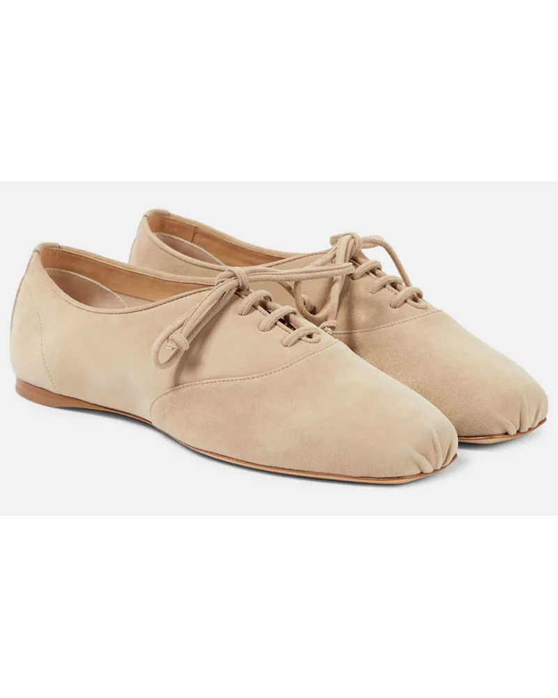 Gabriela Hearst Ballerine Maya in suede Beige