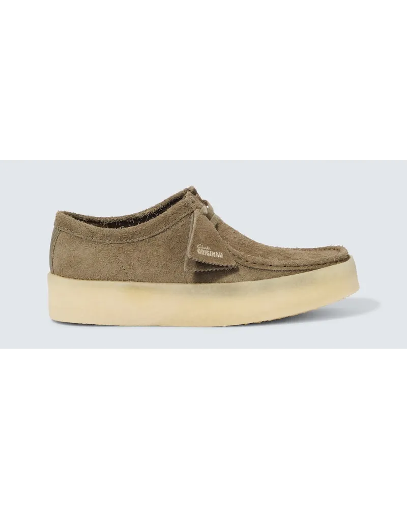 Clarks Mocassini Wallabee in suede Marrone