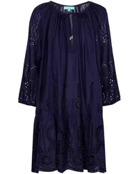 Melissa Odabash Caftano Ashley in pizzo sangallo Blu