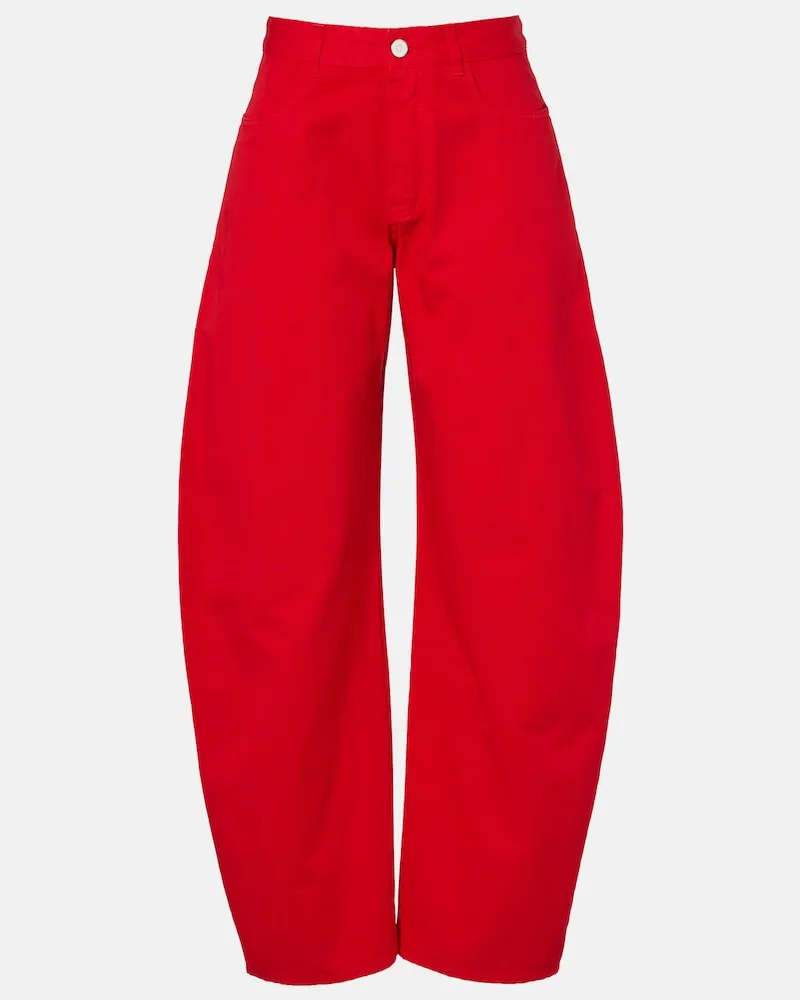 Alaïa Alaïa Jeans barrel Rosso