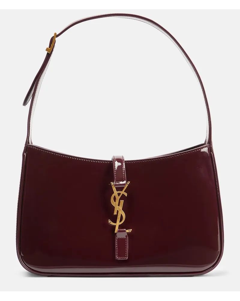 Saint Laurent Borsa a spalla Le 5 Ã  7 in vernice Rosso