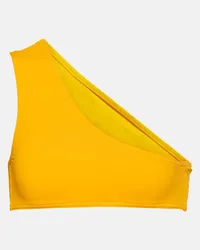 Eres Top bikini monospalla Symbole Giallo