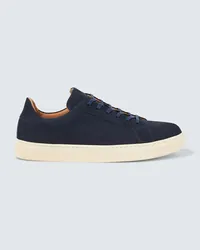 George Cleverley Sneakers Jack II in suede Blu