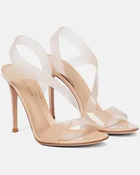 Gianvito Rossi Sandali Metropolis 105 in PVC Neutro