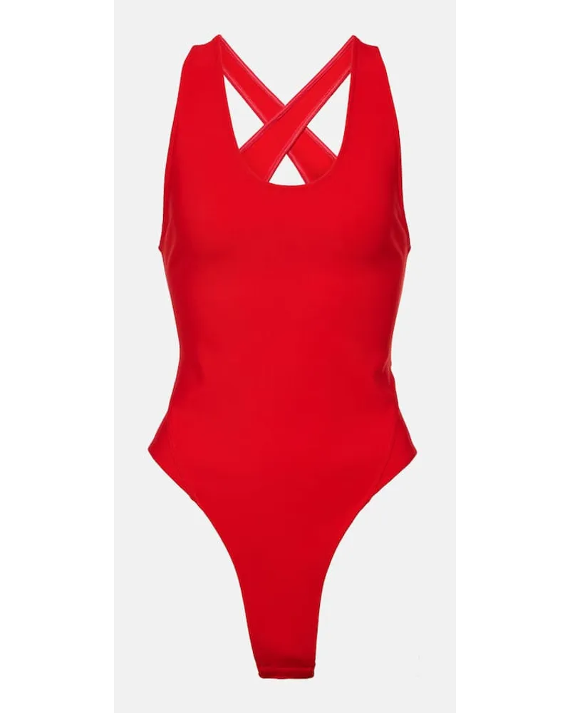 Alaïa AlaÃ¯a Body in jersey Rosso