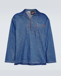 Loewe Paula's Ibiza - Camicia di jeans Vareuse Blu