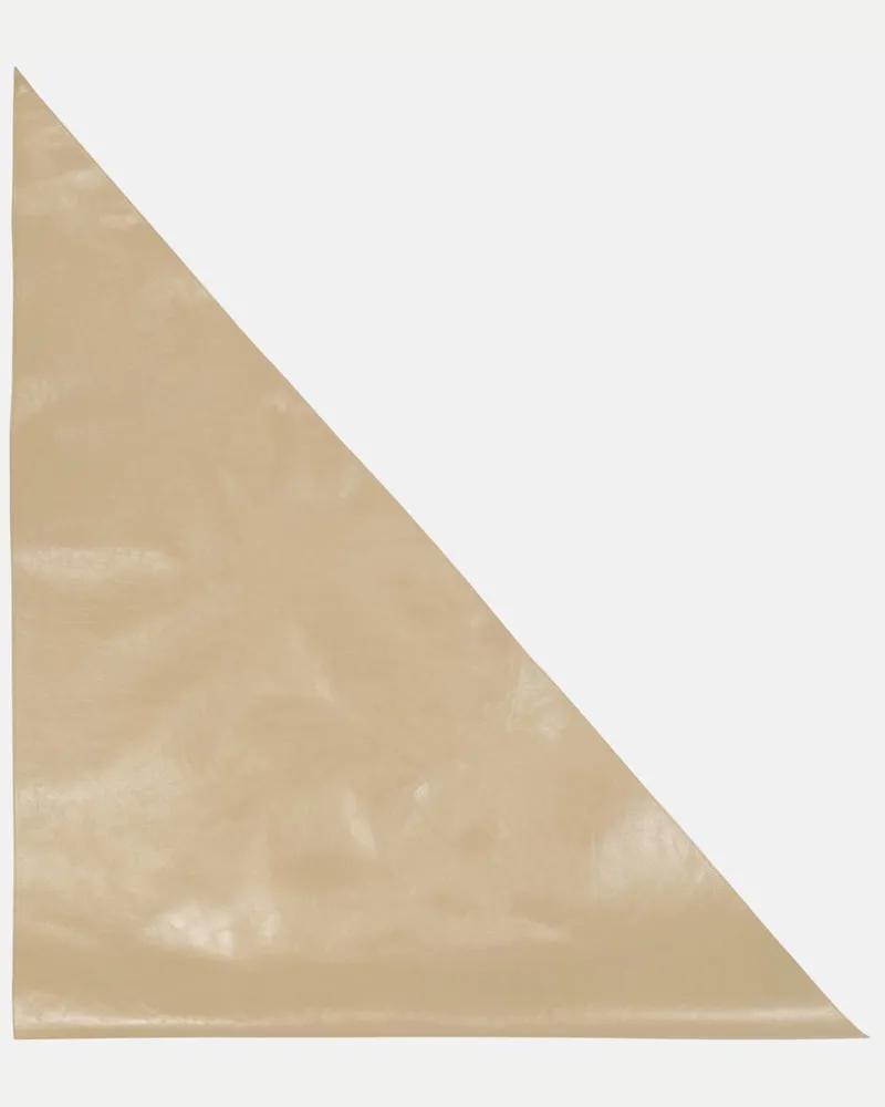 The Row Sciarpa in pelle Beige