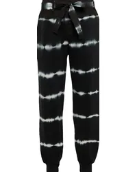 Ulla Johnson Pantaloni sportivi tie-dye Payton Nero