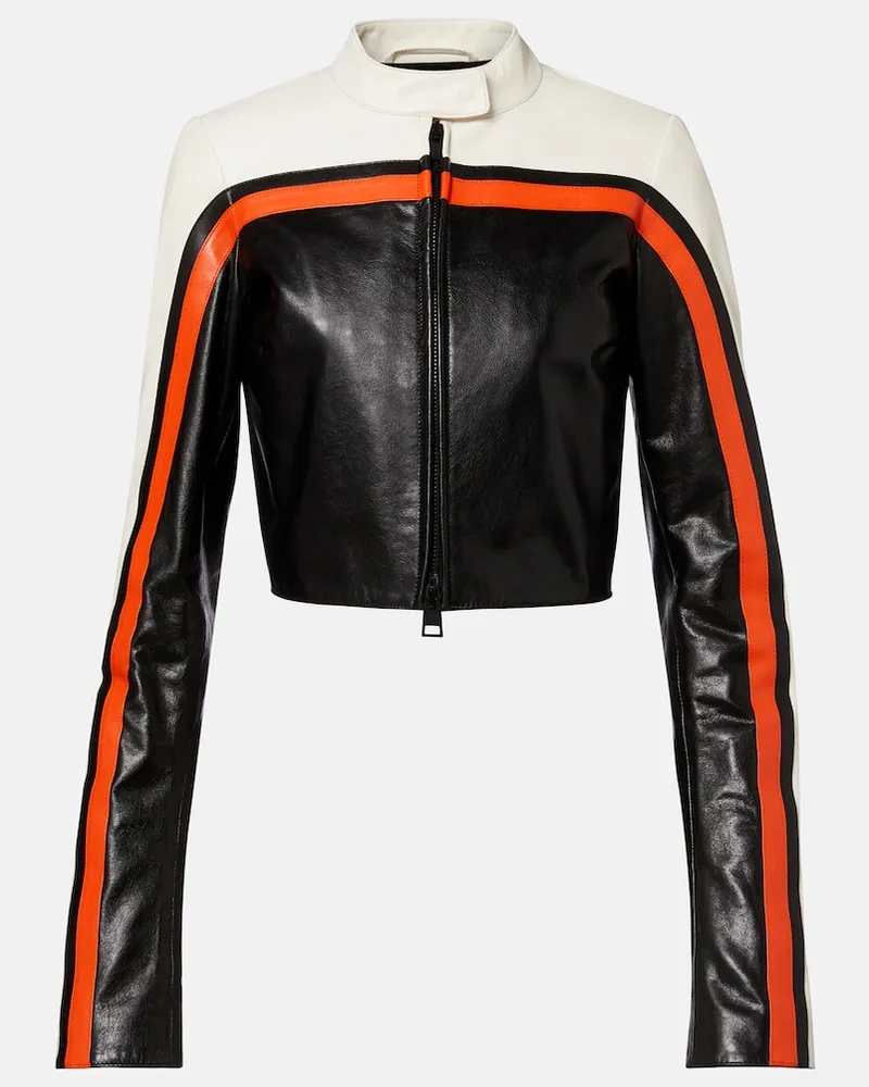 Balenciaga Giacca biker in pelle Nero