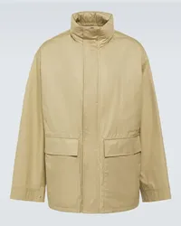 Burberry Giacca EKD in cotone con ricamo Beige