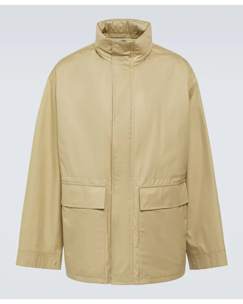 Burberry Giacca EKD in cotone con ricamo Beige