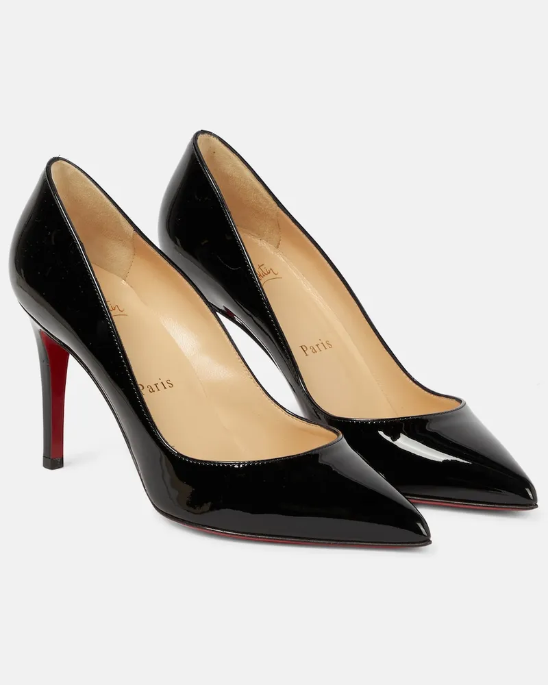 Christian Louboutin Pumps Pigalle 85 in vernice Nero
