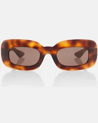 KHAITE x Oliver Peoples - Occhiali da sole rettangolari 1966C Marrone