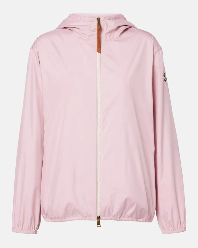 Moncler Giacca Fegeos in tessuto tecnico con cappuccio Rosa
