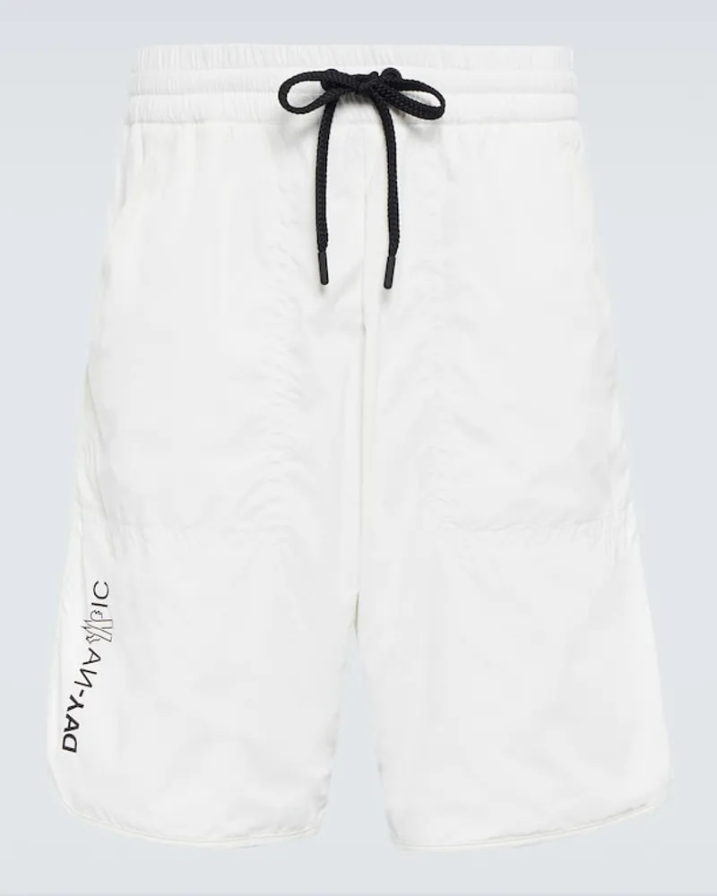 Moncler Shorts Day-Namic in nylon Bianco