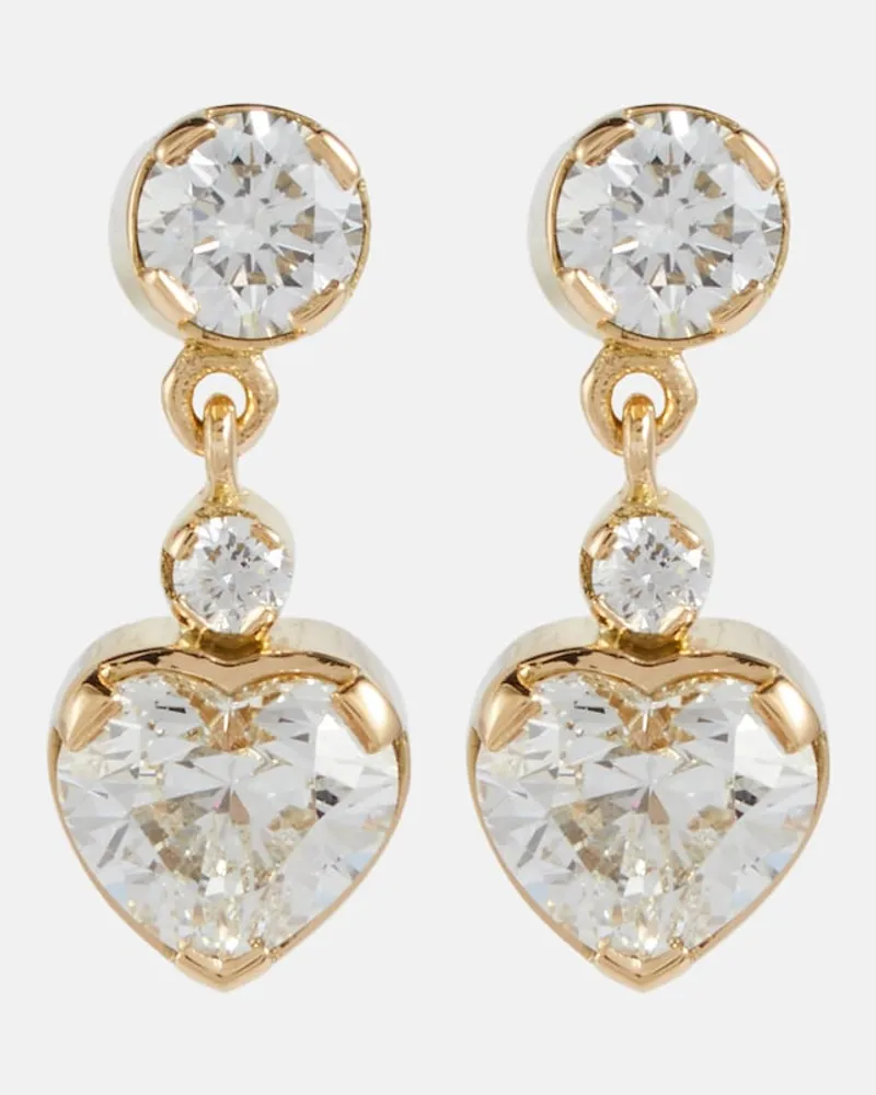 Sophie Bille Brahe Orecchino singolo Chambre Diamant in oro giallo 18kt Oro