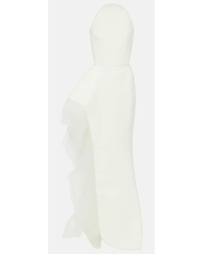 Maticevski Bridal - Abito lungo Epitome in crÃªpe Bianco