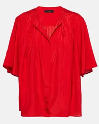 Joseph Blusa Bristow in seta Rosso