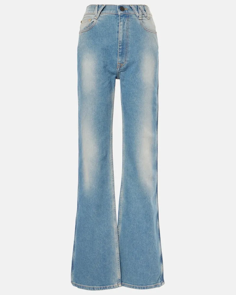 Vivienne Westwood Jeans flared W Ray 5 Pocket a vita media Blu