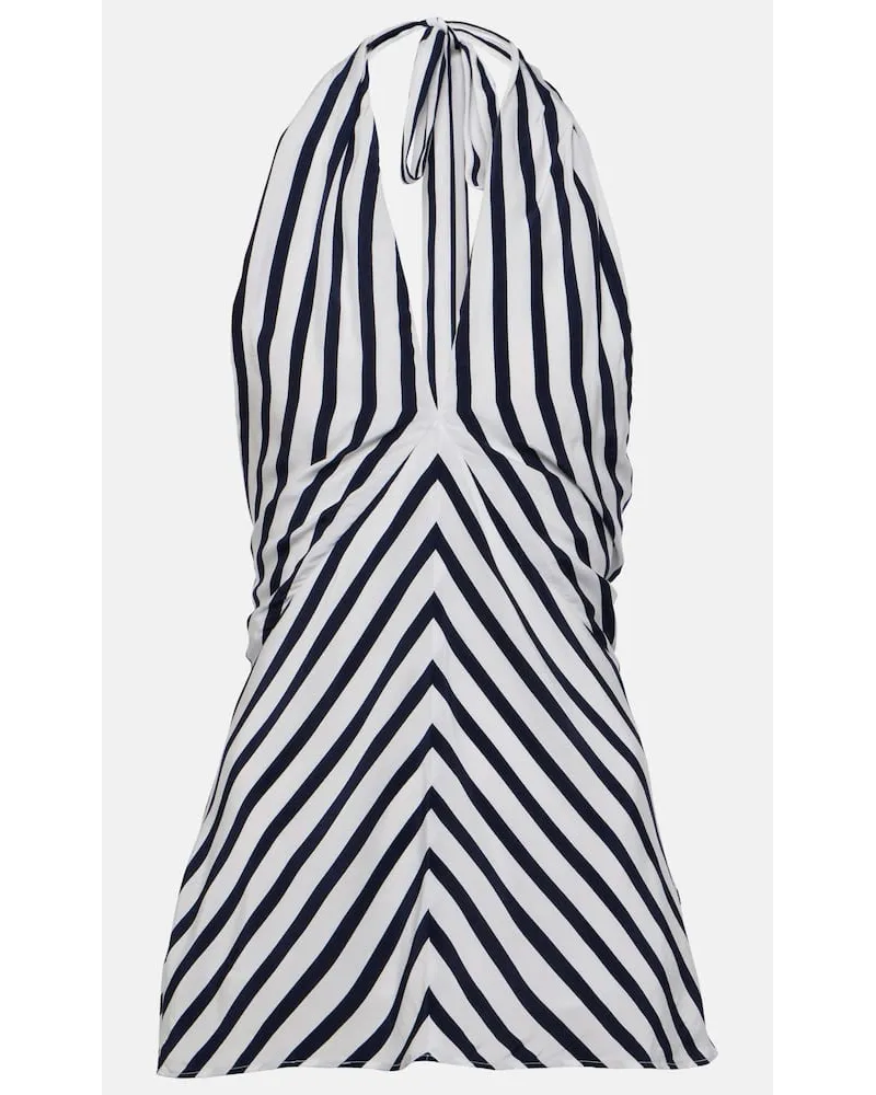 STAUD Top Dawn con scollo allâamericana Blu