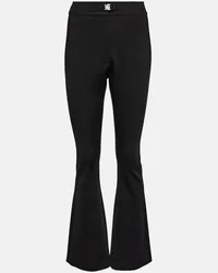 Givenchy Pantaloni flared in jersey 4G Nero