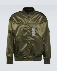 Comme des Garçons Comme des Garçons Homme Bomber in nylon Verde