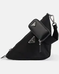 Prada Borsa a spalla Small in Re-Nylon Nero