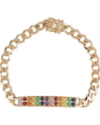 Sydney Evan Bracciale a catena Diamond Id Bar in oro 14kt Oro