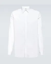 Jil Sander Camicia in popeline di cotone Bianco