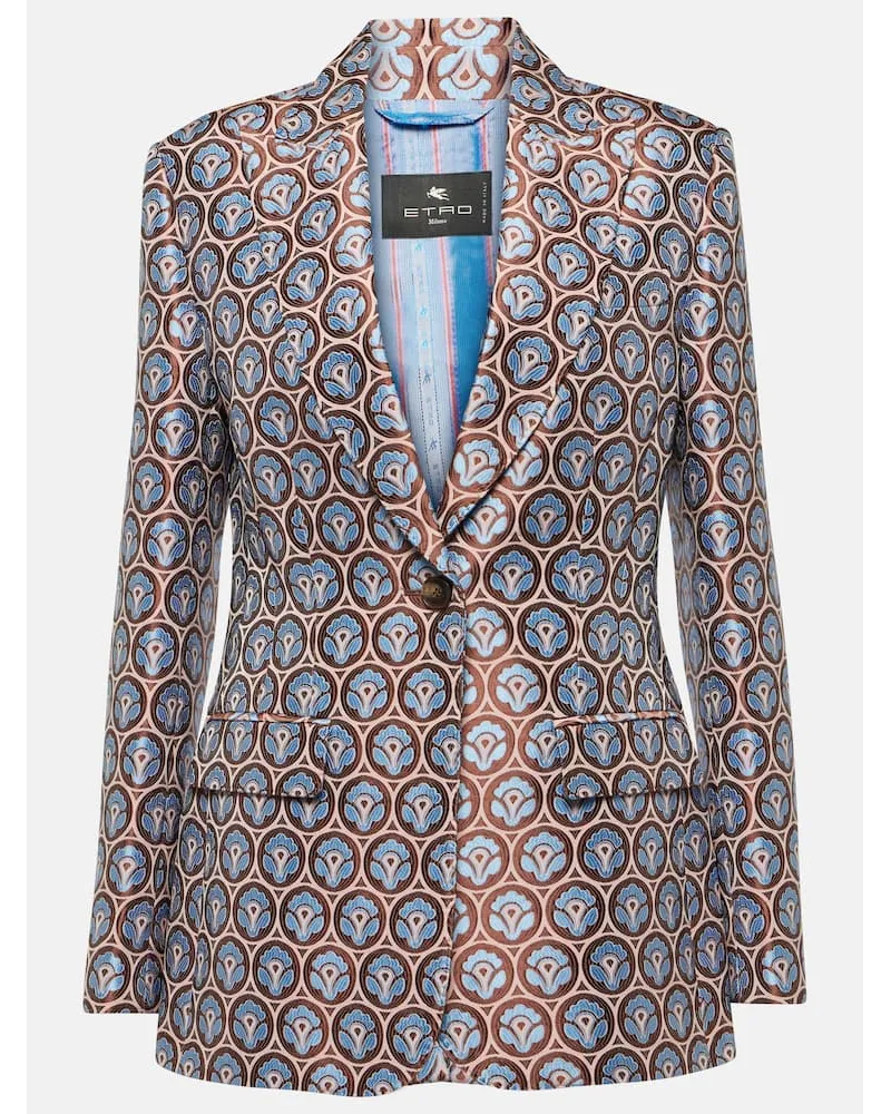 Etro Blazer con stampa Multicolore