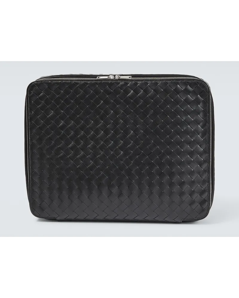 Bottega Veneta Cubo da viaggio in pelle Intrecciato Nero