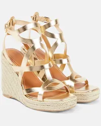 Zimmermann Espadrillas Bay in pelle metallizzata Oro