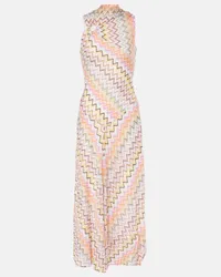 Missoni Abito midi a zig-zag Multicolore