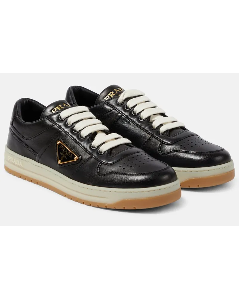Prada Sneakers Downtown in pelle Nero