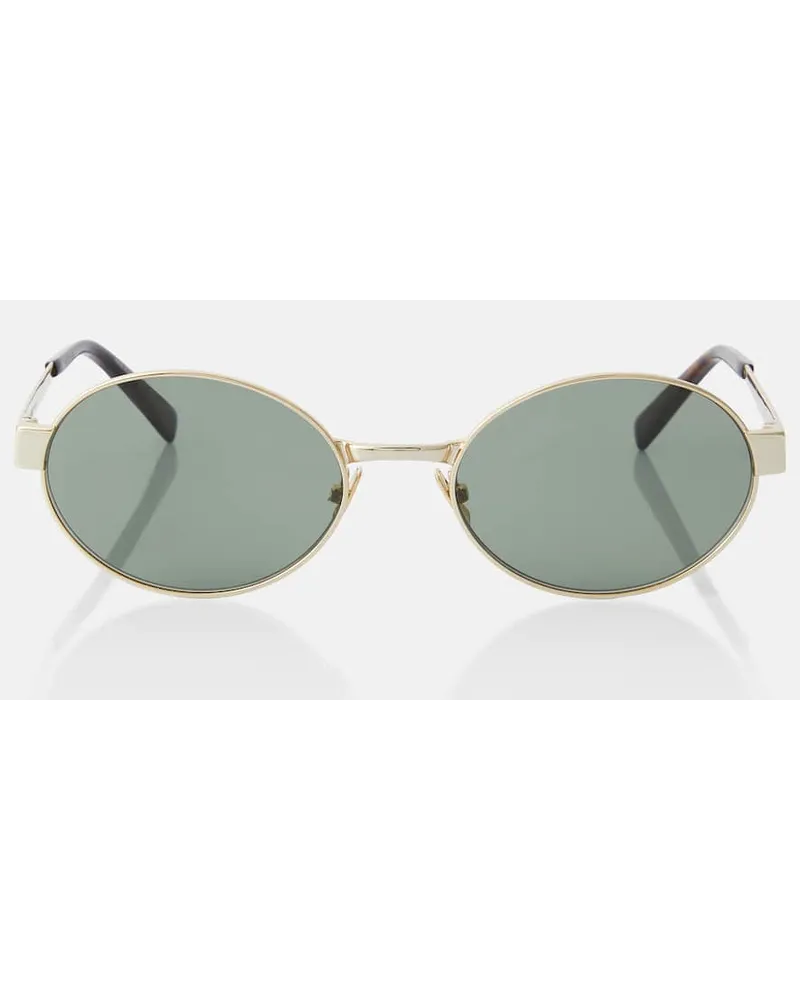 Saint Laurent Occhiali da sole ovali SL 692 Multicolore