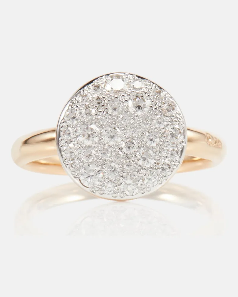 Pomellato Anello Sabbia in oro giallo 18kt con diamanti Oro