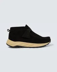 Clarks Sneakers Wallabee Eden in suede Nero