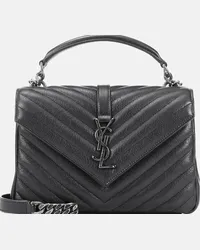 Saint Laurent Borsa Collège Medium in pelle Nero