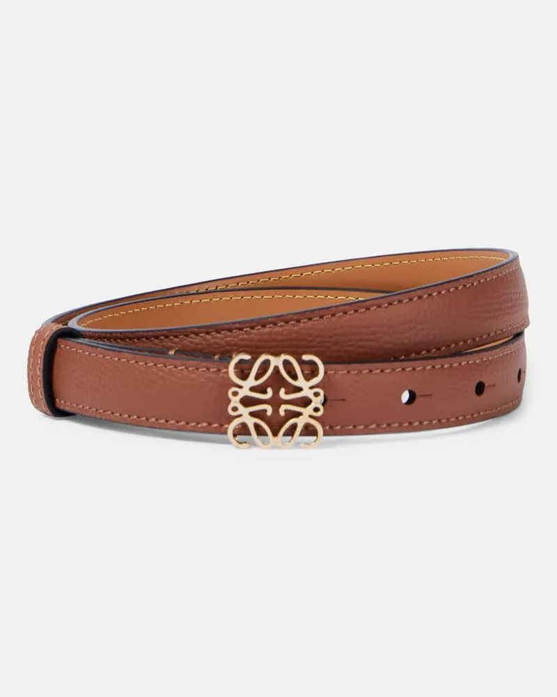 Loewe Cintura Anagram in pelle Beige