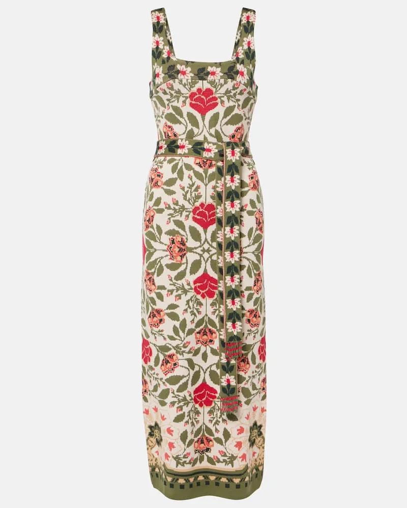 FARM Rio Abito midi con stampa floreale Multicolore