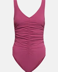 Karla Colletto Costume intero Basics con volant Rosa