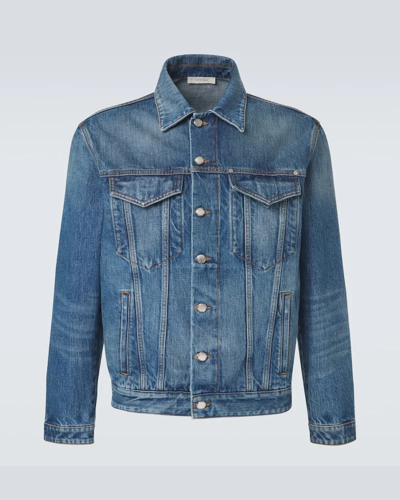 Umit Benan Giacca Kevin in denim Blu