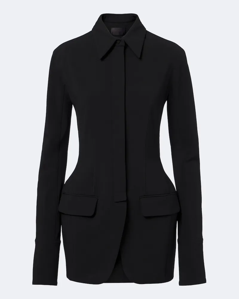 Thierry Mugler Giacca in misto lana Nero