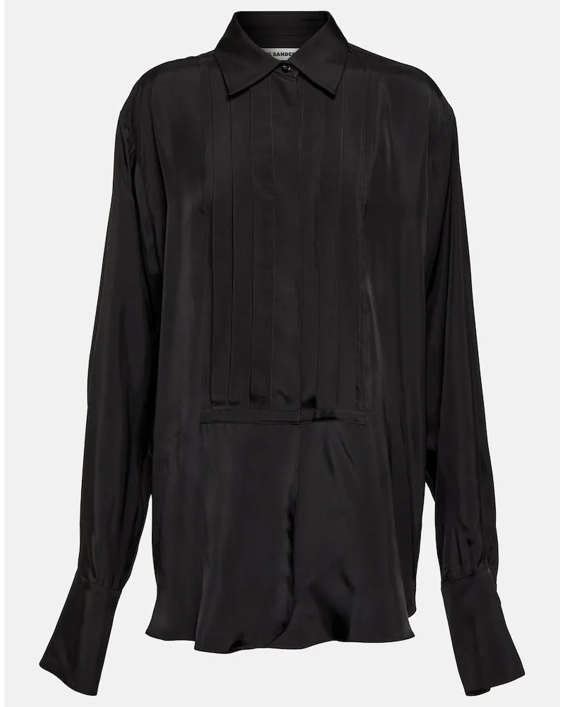 Jil Sander Camicia con plissÃ Nero