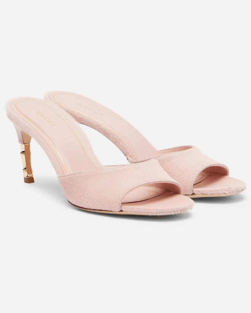 Gucci Mules Castello in cavallino Rosa