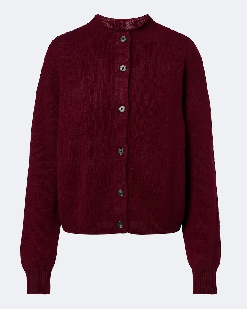 Lisa Yang Cardigan Zirelle in cashmere Borgogna