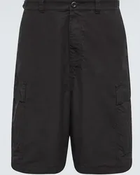 Balenciaga Shorts cargo in cotone Nero