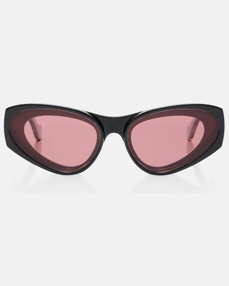 Loewe Paula's Ibiza Signature - Occhiali da sole cat-eye Nero